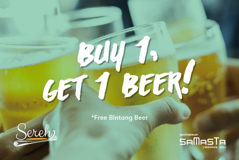 Buy 1 Get 1 FREE Beer